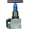 Needle valve Type: 228 Stainless steel/PTFE Angle pattern T-bar Valve bore: 6mm PN400 Internal thread (BSPP) 1/2" (15)
